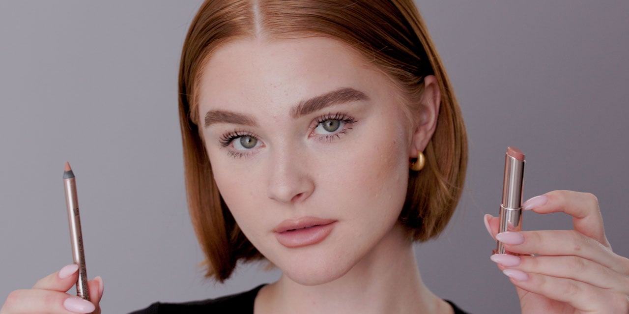 Lip Combo for an Overlined Nude Lip by Lancome